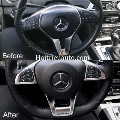 Nâng cấp vô lăng AMG cho Mercedes C 2012-2015