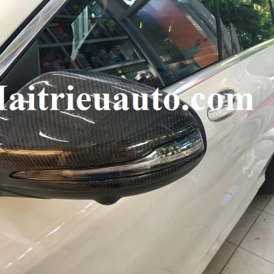 Ốp gương carbon cho xe Mercedes C300