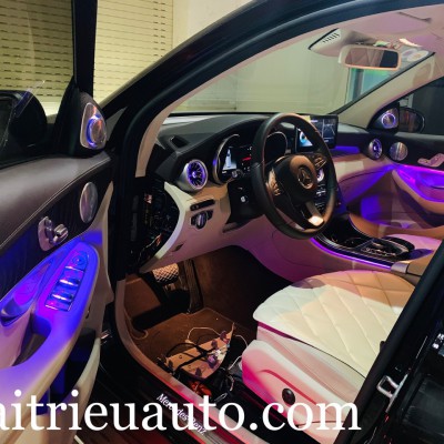 Nâng cấp led 64 mầu cho xe Mercedes GLC