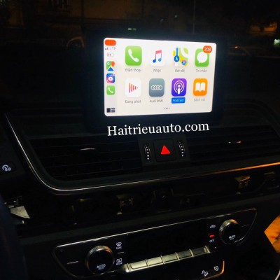 N&acirc;ng cấp Carplay kh&ocirc;ng d&acirc;y cho Audi Q5