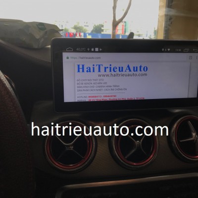 Màn hình android theo xe Mercedes CLA 