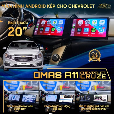Màn hình android Omas A11 xe Cruze