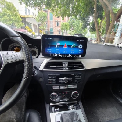 Màn hình android theo xe Mercedes C200 2014
