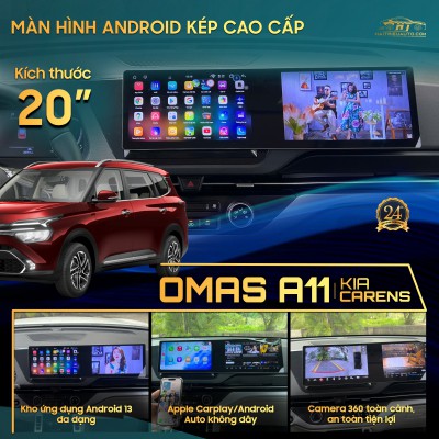 Man hình android OMas A11 360 xe Kia Carens