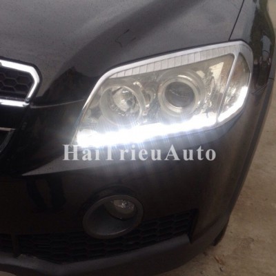 Độ led mí cho xe captiva