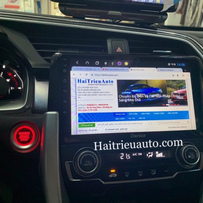 m&agrave;n h&igrave;nh android Ownice theo xe Honda Civic