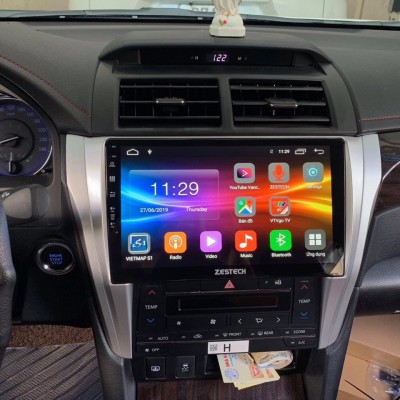 màn hình android zestech theo xe camry