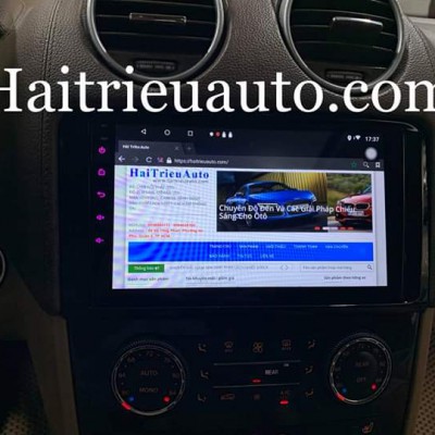 M&agrave;n h&igrave;nh android theo xe Mercedes ML 350