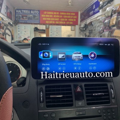 Màn hình android theo xe Mercedes C200