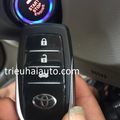 lắp startstop smartkey cho xe camry 2010