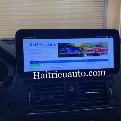 M&agrave;n h&igrave;nh android theo xe Mercedes C200 2006-2010