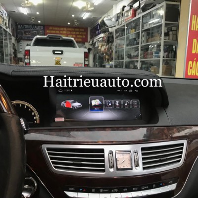 M&agrave;n h&igrave;nh android theo xe Mercedes S550