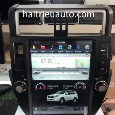 Màn hình tesla theo xe Toyota Land Cruiser Prado 2010-2013