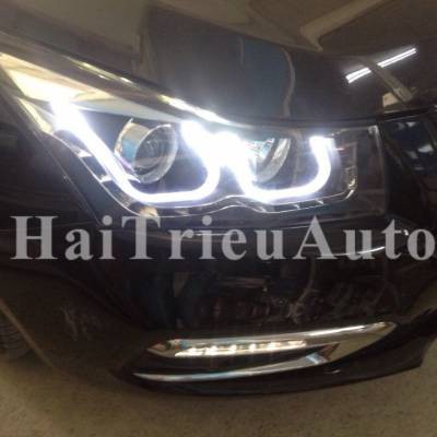 Đèn pha độ mẫu chữ U cho xe CRUZE