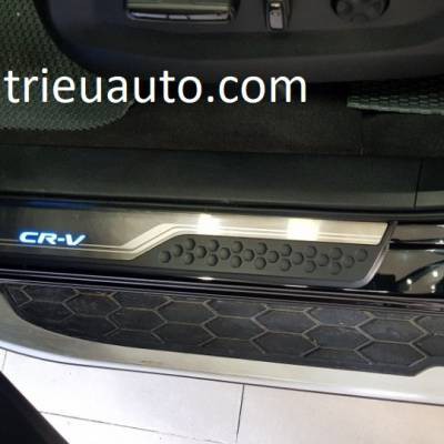 nẹp bước chân có đèn xe honda CRV 2018