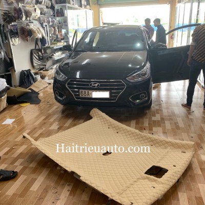 bọc trần 5D cho xe Hyundai Accent