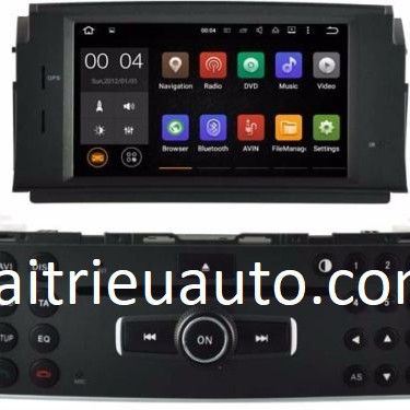M&agrave;n h&igrave;nh dvd Android cho xe Mercedes C 2007- 2011