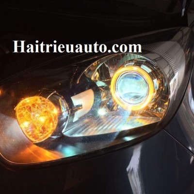 độ bi xenon cho xe kia moning 2017