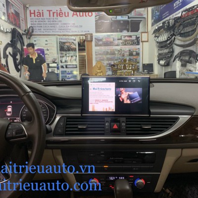 Màn hình android theo xe audi A6 2016