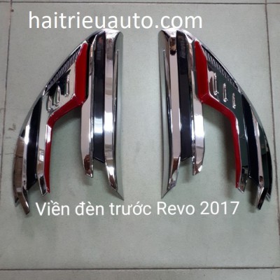 ốp viền đ&egrave;n trước xe Revo 2018
