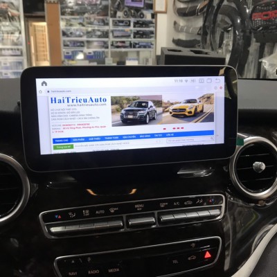 Màn hình android theo xe mercedes V250