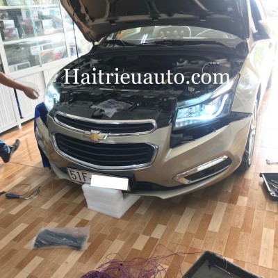 Đèn pha độ cho xe cruze