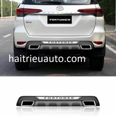 ốp cản trước sau xe fortuner 2018