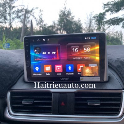 M&agrave;n h&igrave;nh android Ownice theo xe Mazda 3