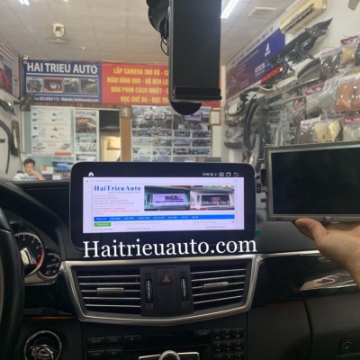 Màn hình android theo xe Mercedes E250 2010