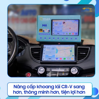 Màn hình android Omas M6 xe Honda CRV
