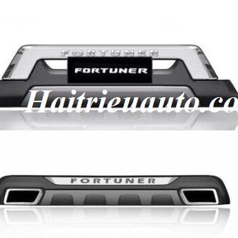 Ốp cản trước sau Fortuner 2017