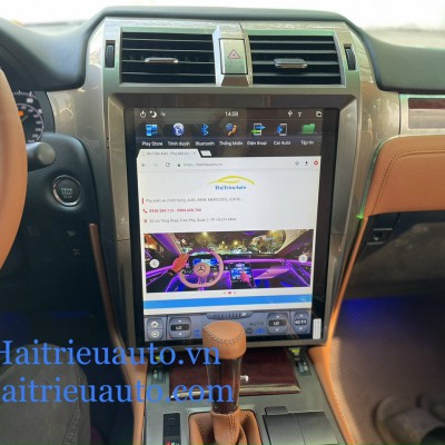 M&agrave;n h&igrave;nh android tesla xe Lexus GX 460