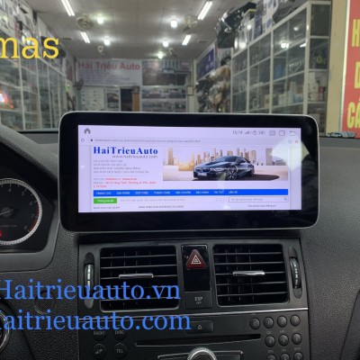 Màn hình android Omas Pro xe mercedes C 2010