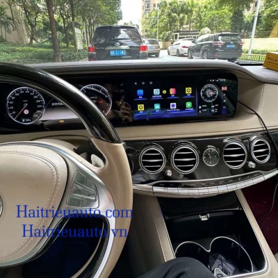 M&agrave;n h&igrave;nh android xe mercedes S 2015-2019