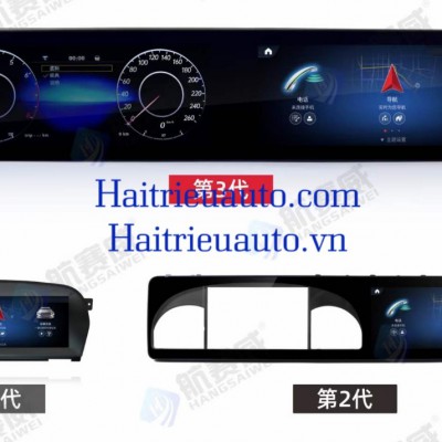 M&agrave;n h&igrave;nh android xe Mercedes S 2008