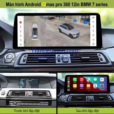 Màn hình amdroid Omas Pro 360 12in xe bMW 7 series