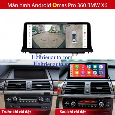M&agrave;n h&igrave;nh android Omas Pro 360 xe BMW X6