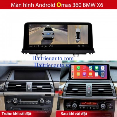 M&agrave;n h&igrave;nh android Omas 360 xe BMW X6