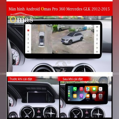 M&agrave;n h&igrave;nh android Omas pro 360 xe mercedes GLK 2011-2015