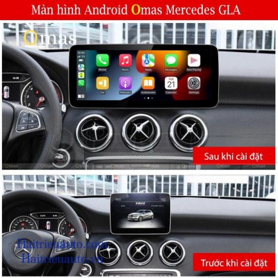 Màn hình android Omas xe mercedes GLA