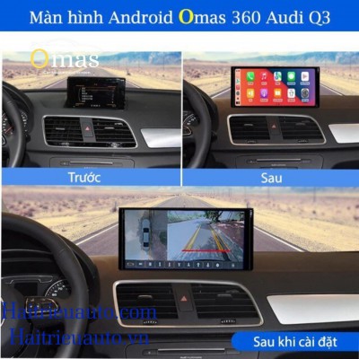 M&agrave;n h&igrave;nh android Omas 360 xe Audi Q3 