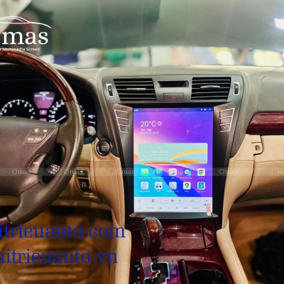 Màn hình android tesla Omas xe Lexus LS 