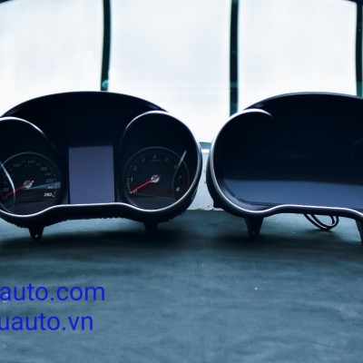 Nâng cấp đồng hồ điện tử xe Mercedes C