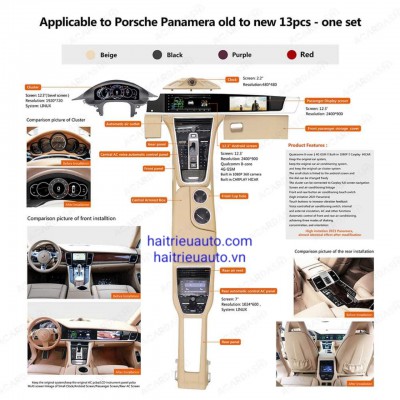 N&Acirc;NG CẤP NỘI THẤT XE PORSCHE PANAMERA 2014 L&Ecirc;N 2024