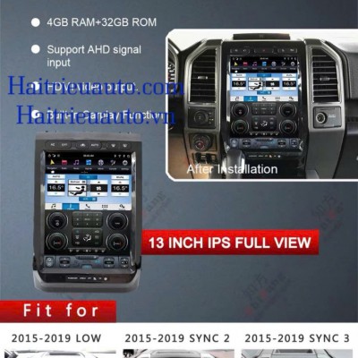 Màn hình android tesla xe Ford F150