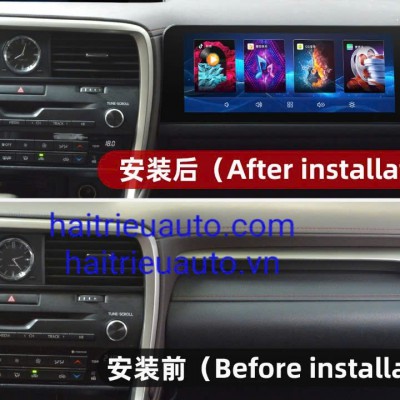 Màn hình android bên phụ xe Lexus RX