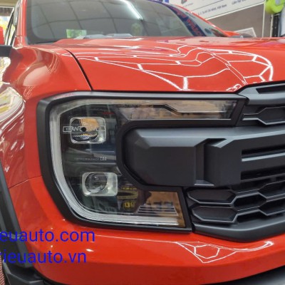 Viền đèn trước xe Ford Ranger 2025