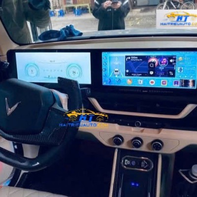  Màn hình android dài xe Vinfast VF3