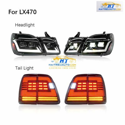 Bộ đen hậu led xe Lexus LX470