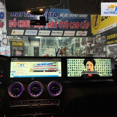Màn hình android Omas A12 xe Mercedes C